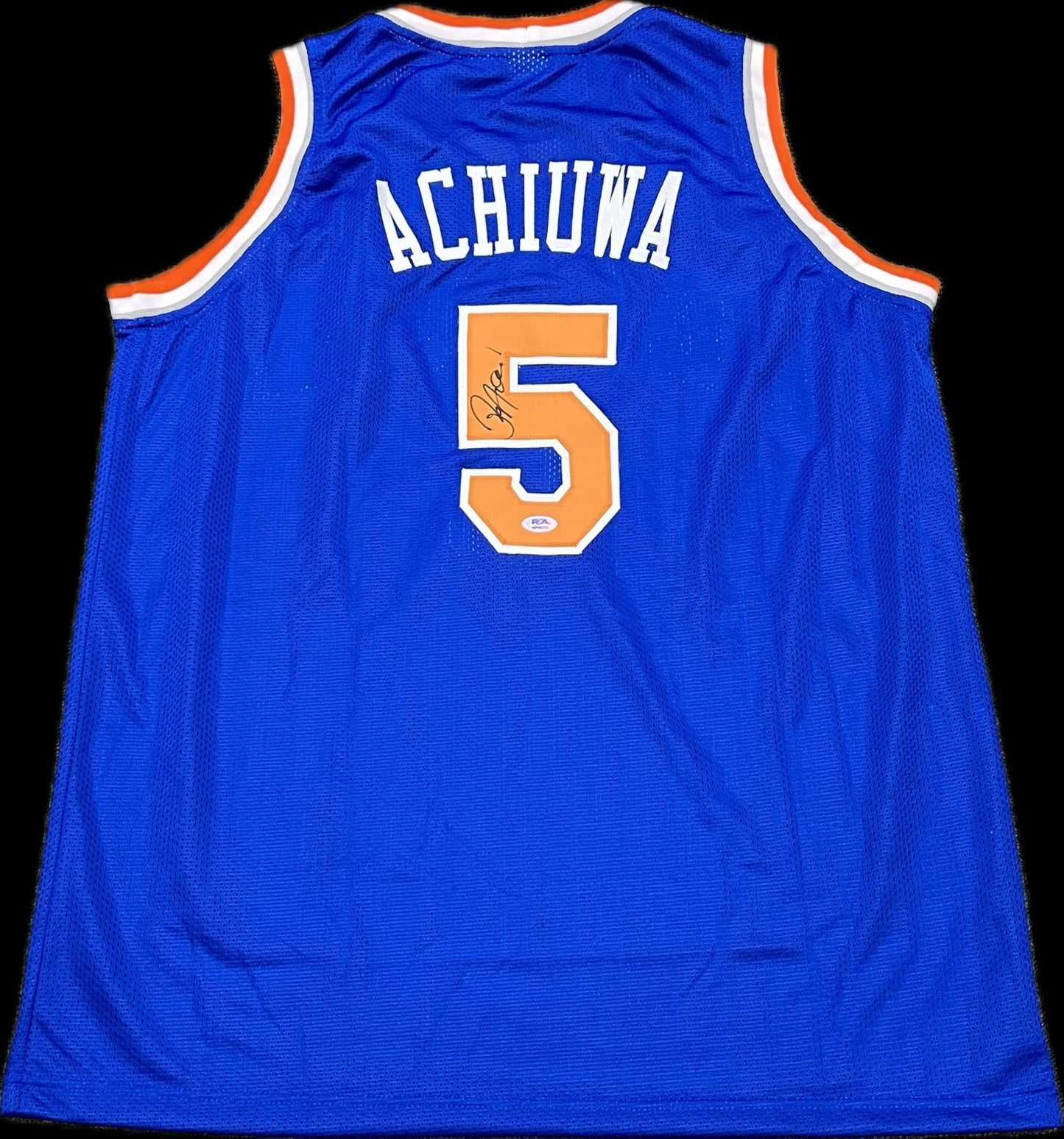 Precious Achiuwa Signed Jersey PSA New York Knicks Autographed