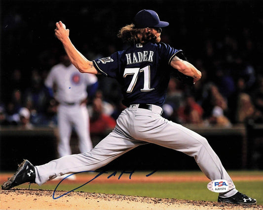 Josh Hader signed 8x10 photo PSA/DNA Milwaukee Brewers Autographed