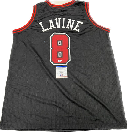 Zach Lavine signed jersey PSA/DNA Chicago Bulls Autographed