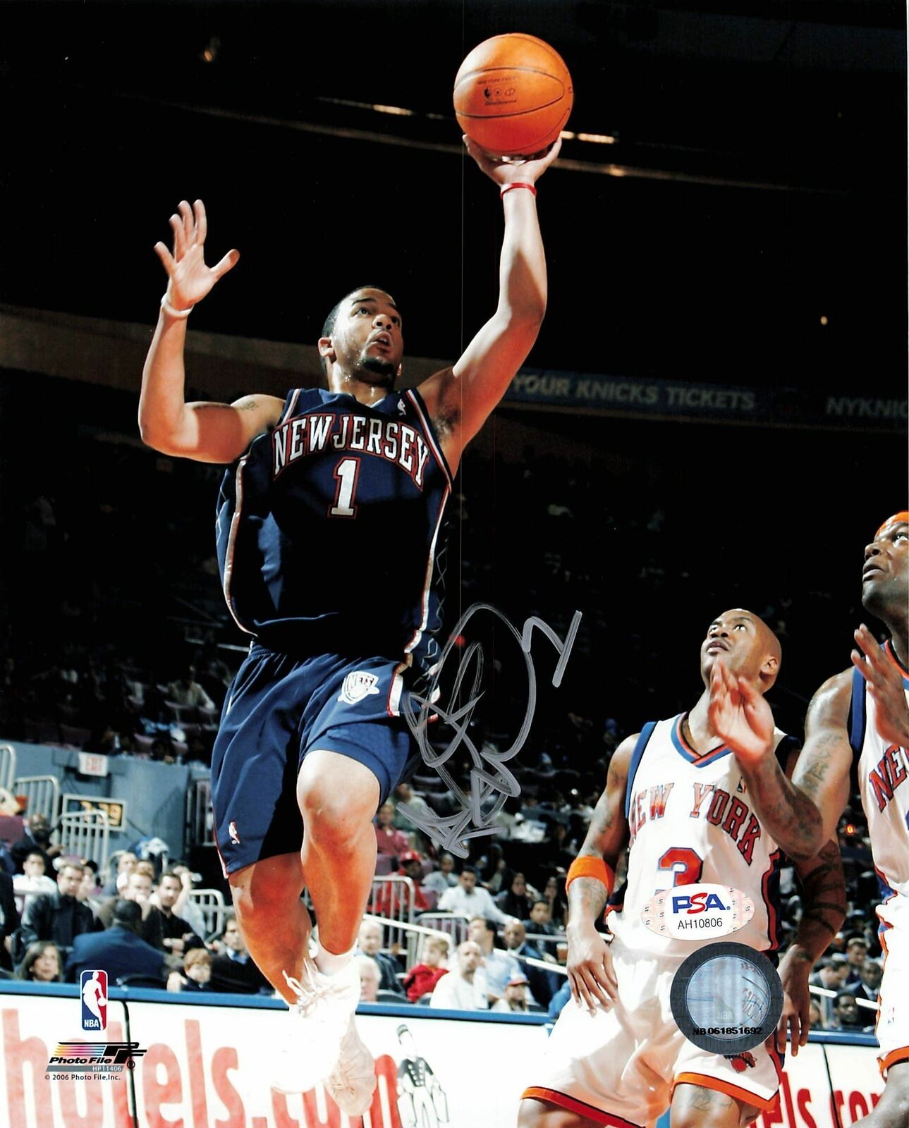 Marcus Williams signed 8x10 photo PSA/DNA New Jersey Nets Autographed