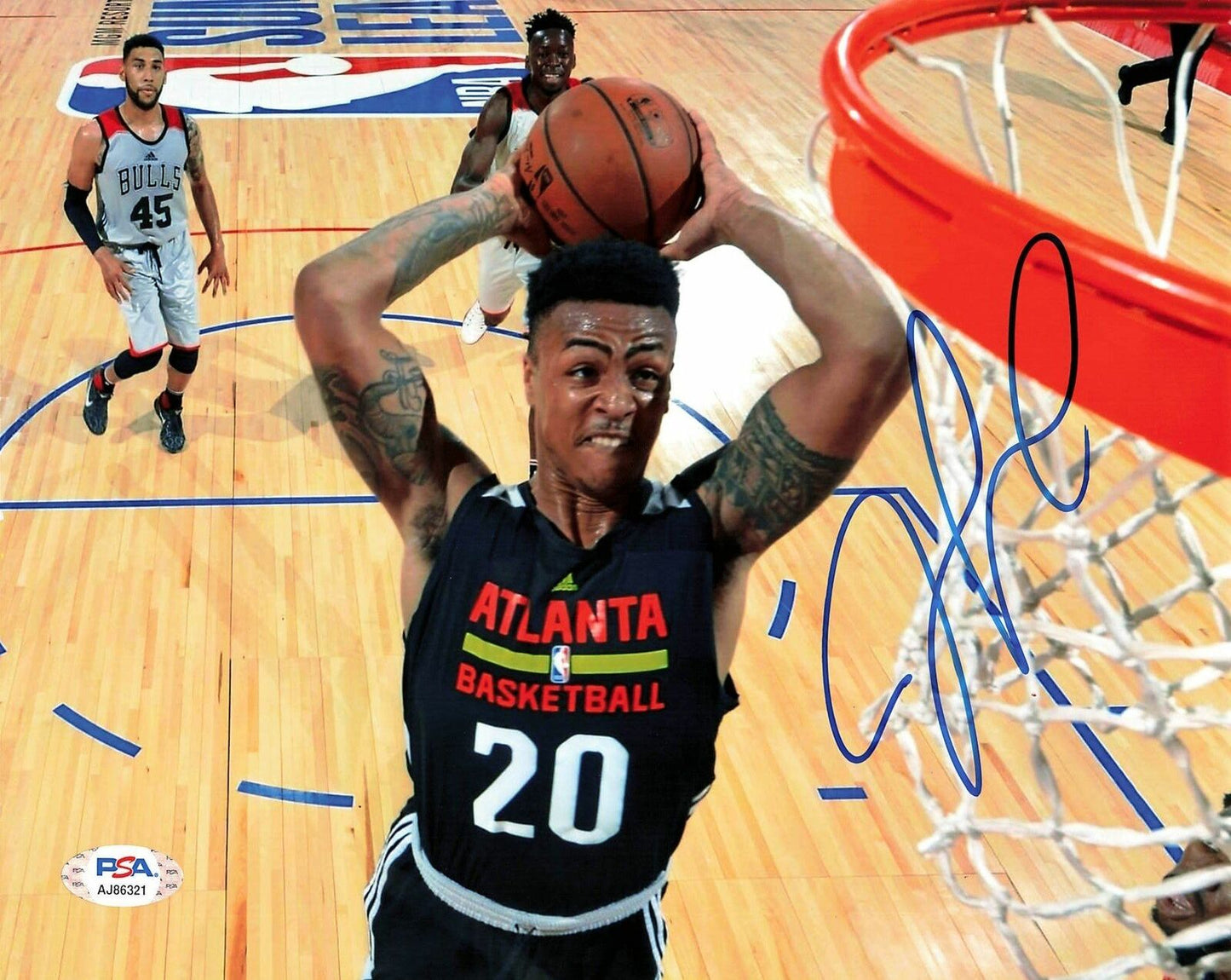 JOHN COLLINS signed 8x10 photo PSA/DNA Atlanta Hawks Autographed