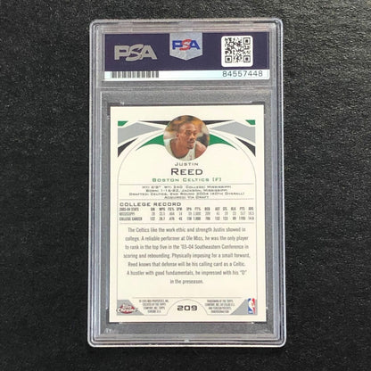 2004-05 Topps Chrome #209 Justin Reed Signed Card AUTO PSA Slabbed RC Celtics