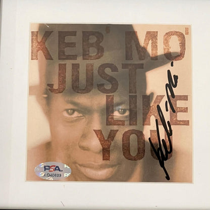 Keb Mo Signed Just Like You Album CD Cover Framed PSA/DNA Autographed