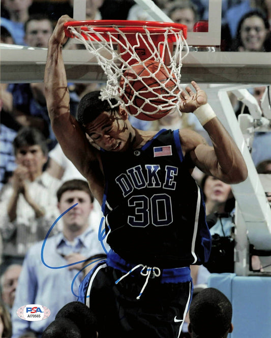 Dahntay Jones signed 8x10 Photo PSA/DNA Duke Blue Devils Autographed