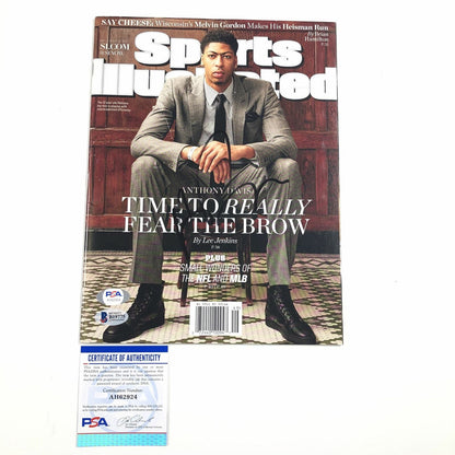 Anthony Davis signed SI Magazine PSA/DNA Los Angeles Lakers Autographed Sports I