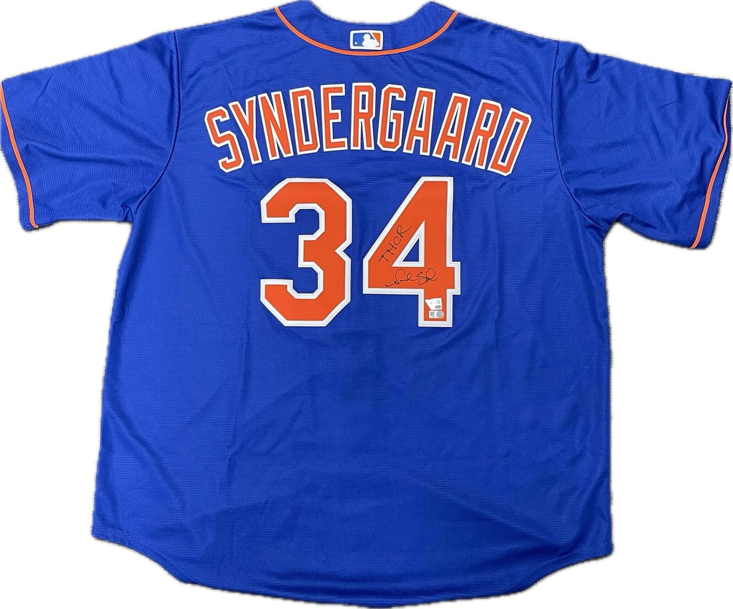 Noah Syndergaard signed Jersey Fanatics New York Mets autographed