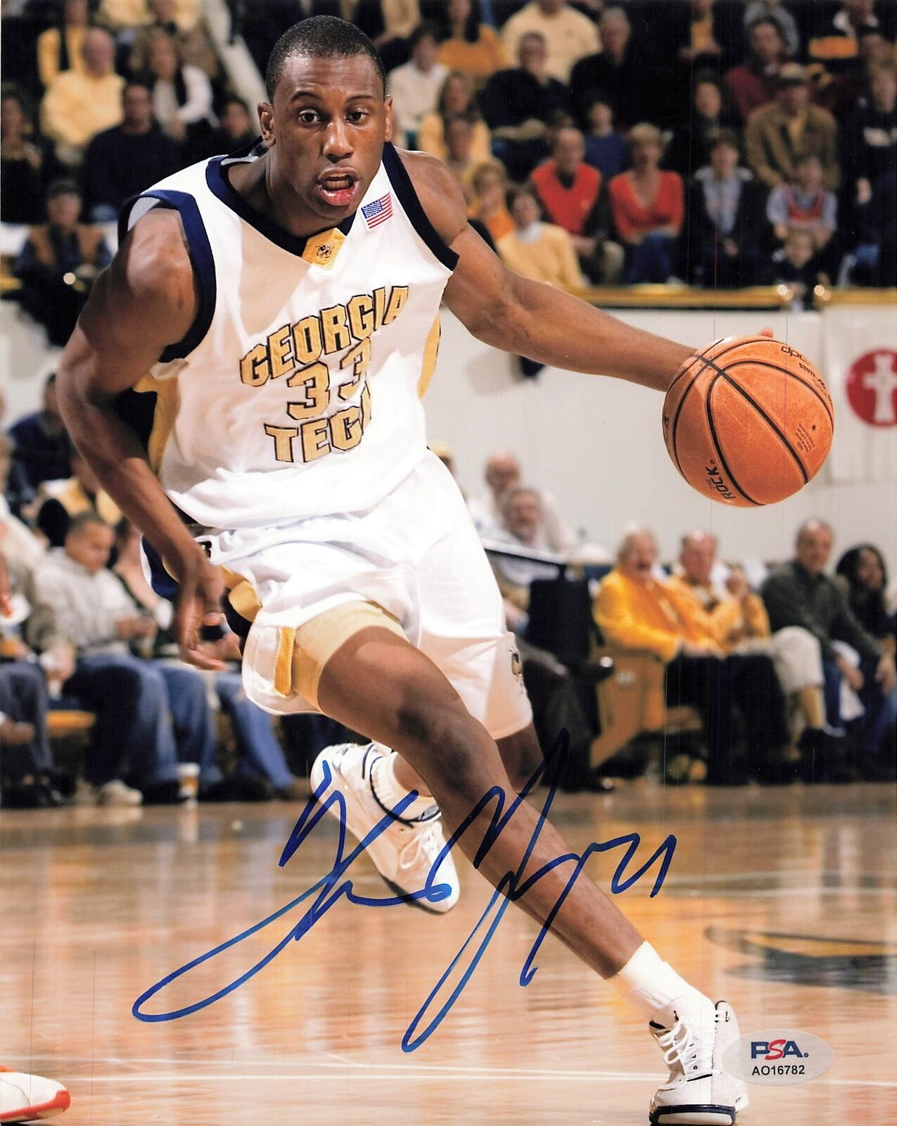 Thaddeus Young signed 8x10 photo PSA/DNA Indiana Pacers Autograph