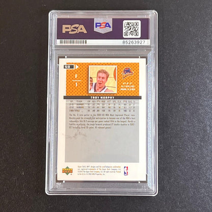 2003 Upper Deck MVP #50 Troy Murphy Signed Card PSA Slabbed Warriors