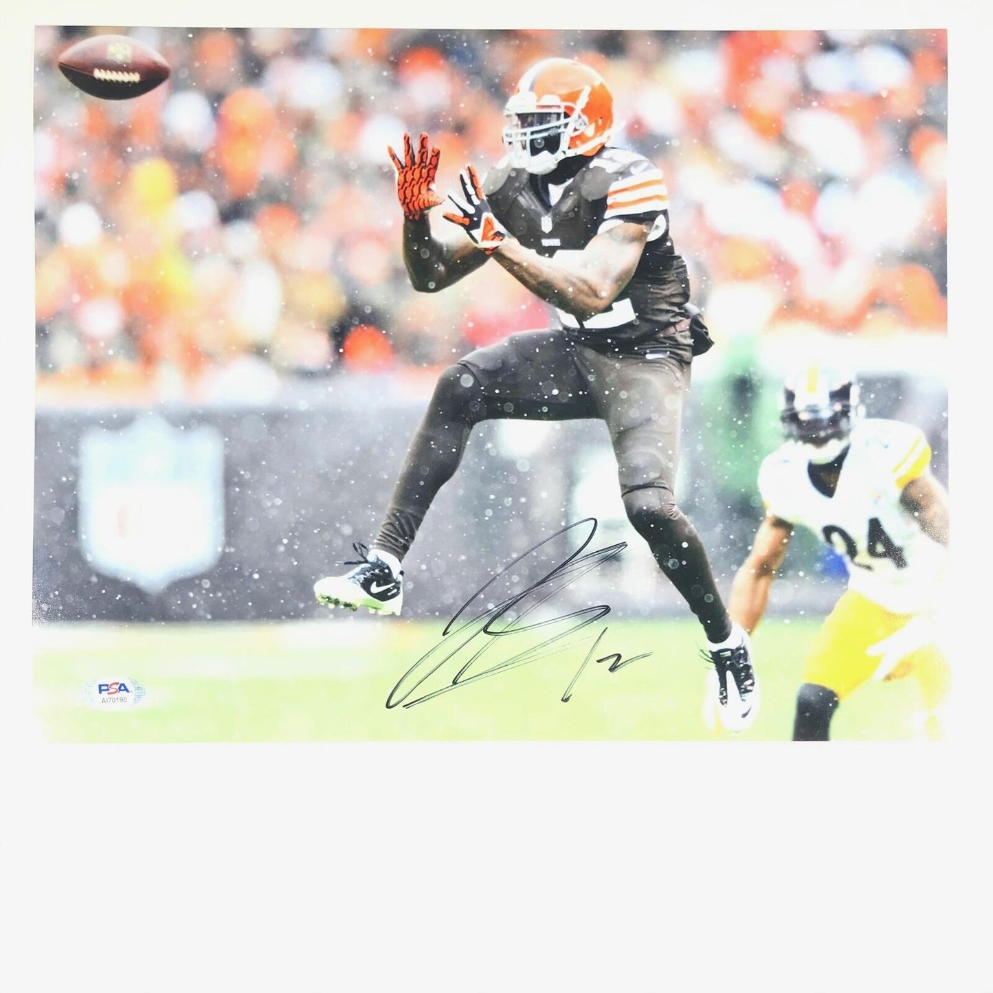 JOSH GORDON signed 11x14 photo PSA/DNA Cleveland Browns