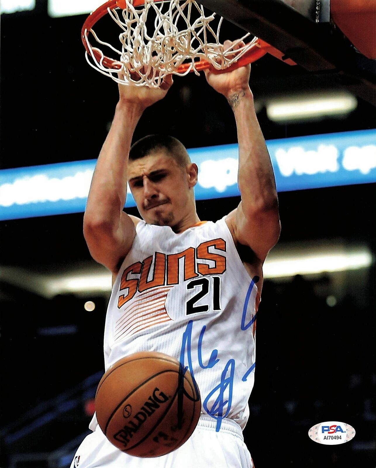 Alex Len signed 8x10 photo PSA/DNA Phoenix Suns Autographed Kings