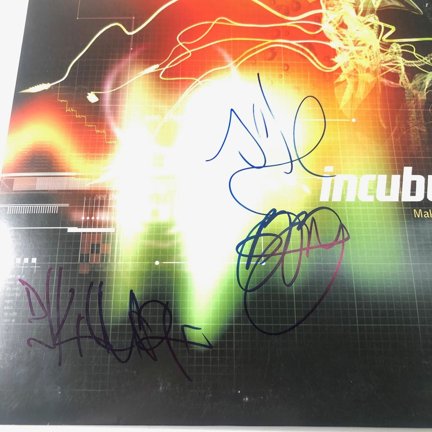 BRANDON BOYD CHRIS KILMORE JOSE PASILLAS signed Incubas' Make Yourself LP Vinyl