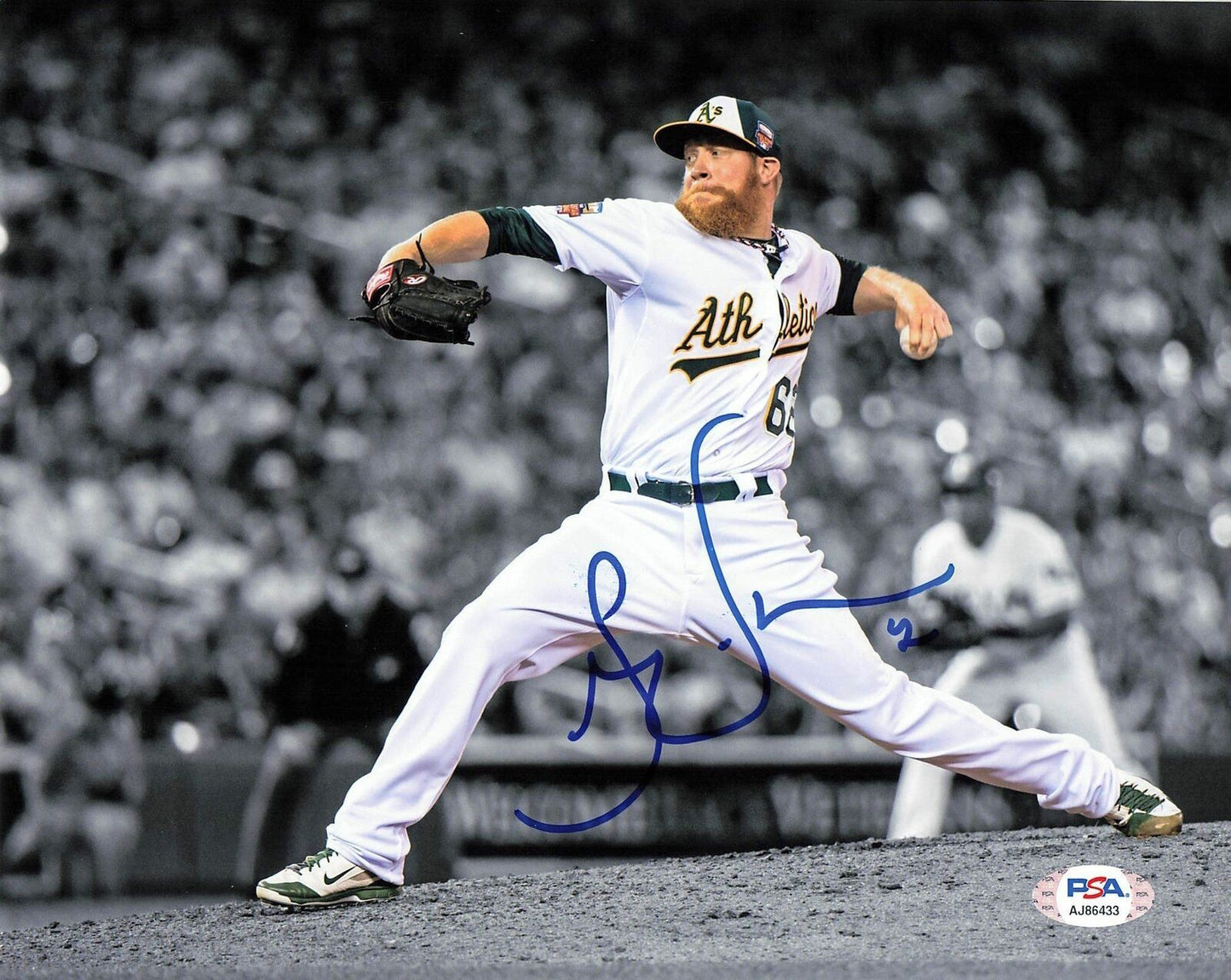 Sean Doolittle signed 8x10 photo PSA/DNA Oakland Athletics Autographed