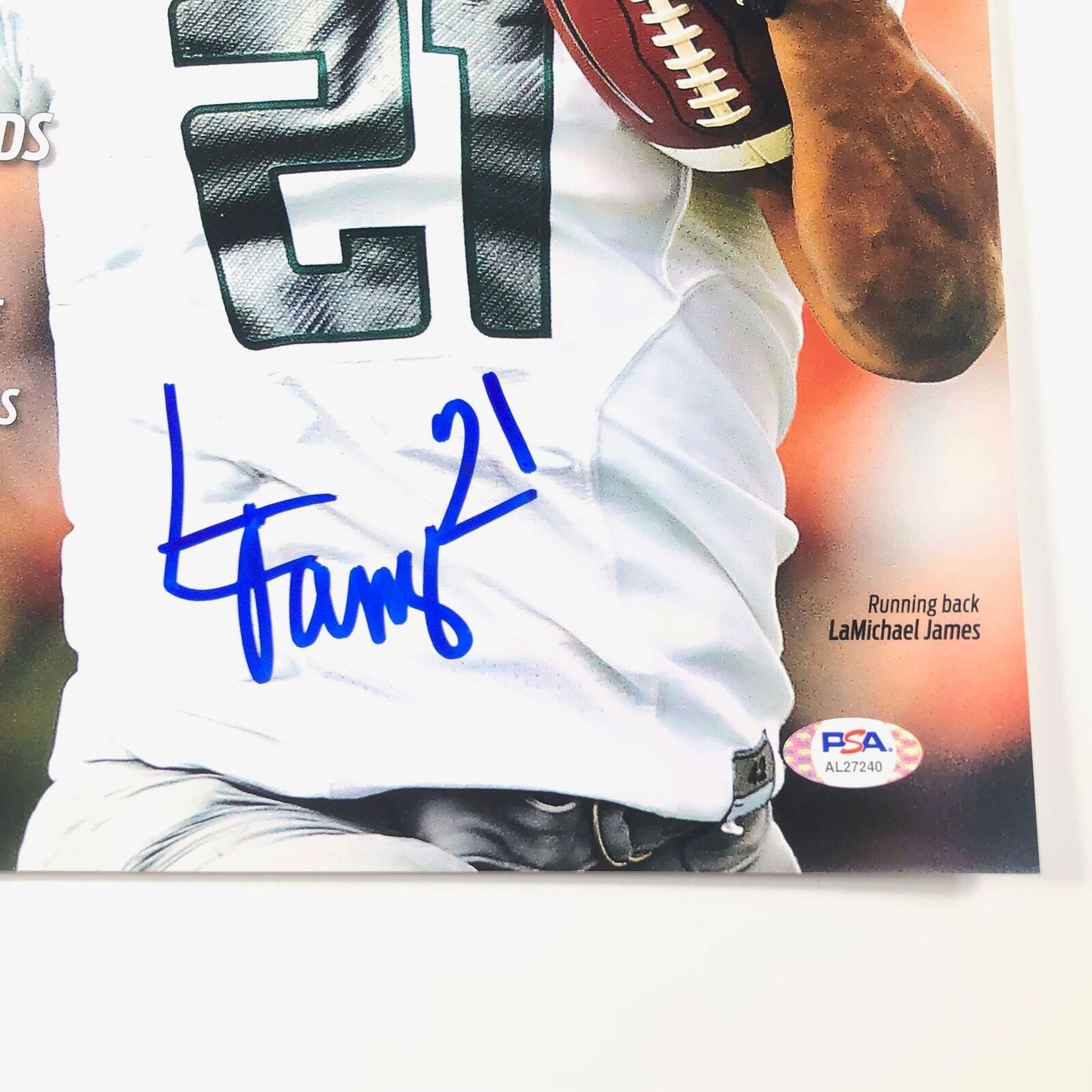 LaMICHAEL JAMES Signed SI Magazine PSA/DNA Oregon Ducks Autographed