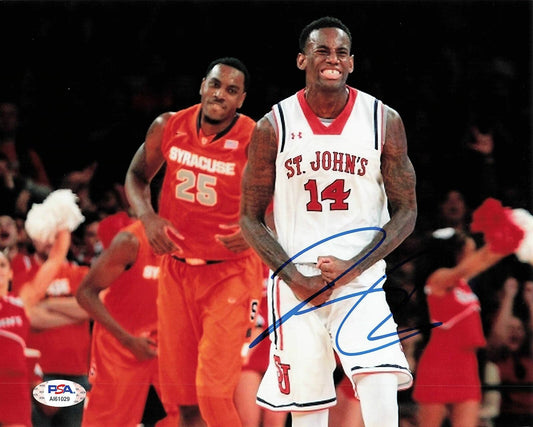 JAKARR SAMPSON signed 8x10 photo PSA/DNA St. Johns Basketball Autographed