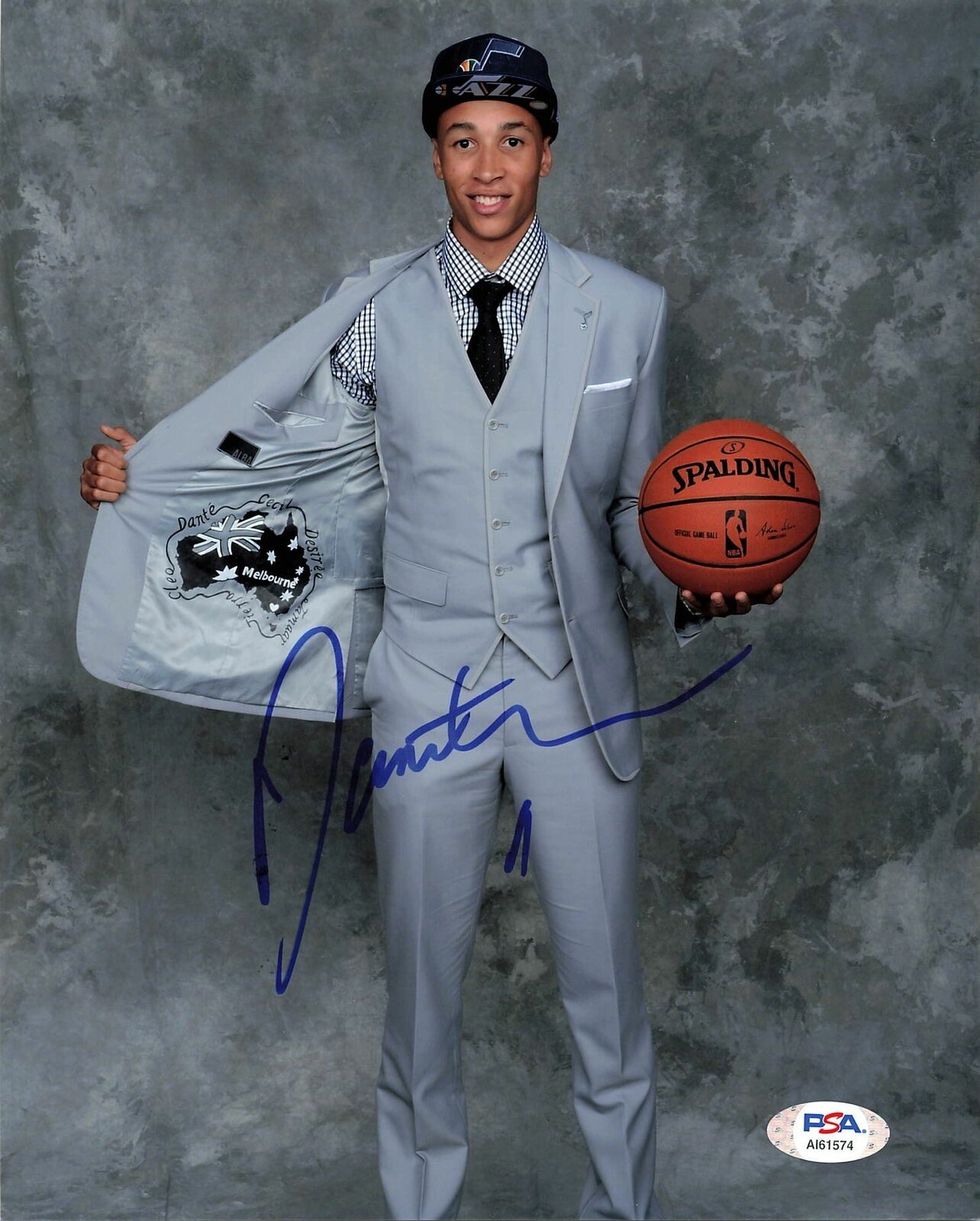 Dante Exum signed 8x10 photo PSA/DNA Utah Jazz Autographed