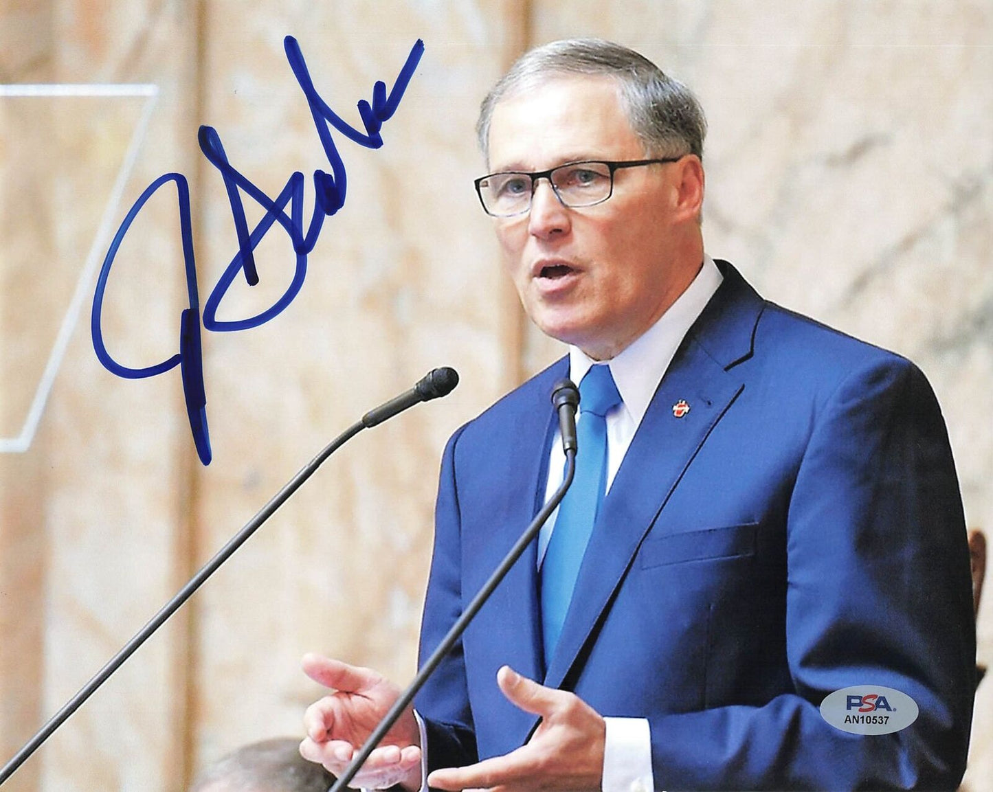 Jay Inslee signed 8x10 photo PSA/DNA Autographed