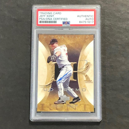 2005 Upper Deck Artifacts #45 Jeff Kent Signed Card PSA Slabbed Auto Astros