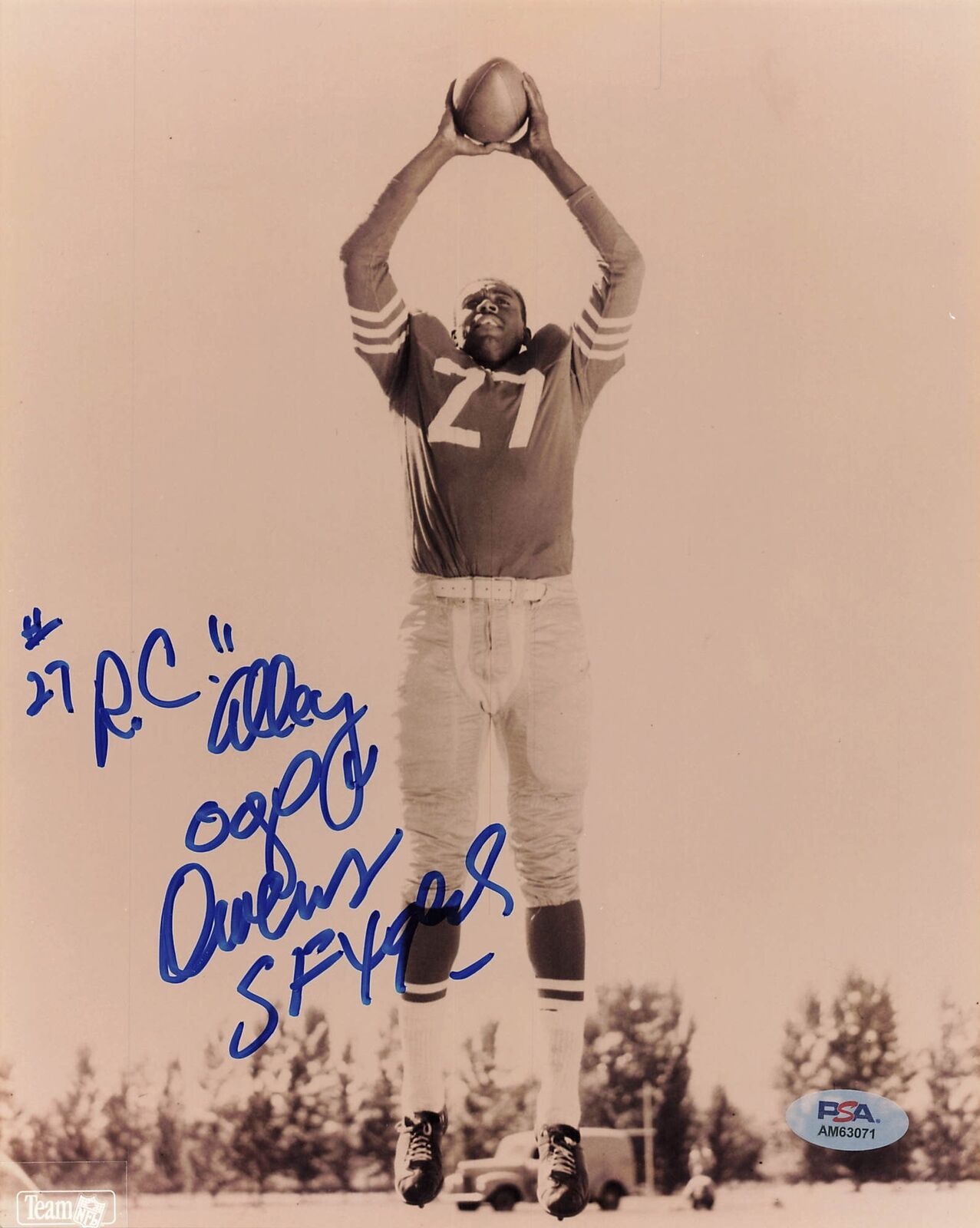 RC Owens signed 8x10 photo PSA/DNA San Francisco 49ers Autographed