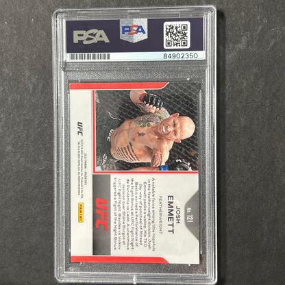 2021 Panini Prizm #121 Josh Emmett Signed Card AUTO PSA Slabbed UFC