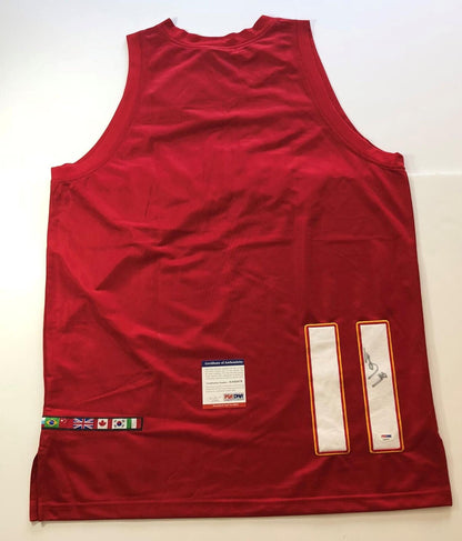 Yao Ming signed jersey PSA/DNA Team China Autographed