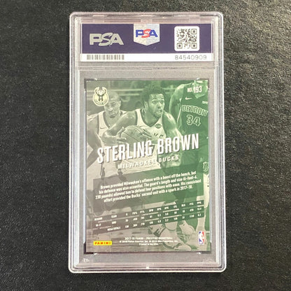 2017-18 Panini Prestige #193 STERLING BROWN Signed Card AUTO PSA/DNA Slabbed Buc