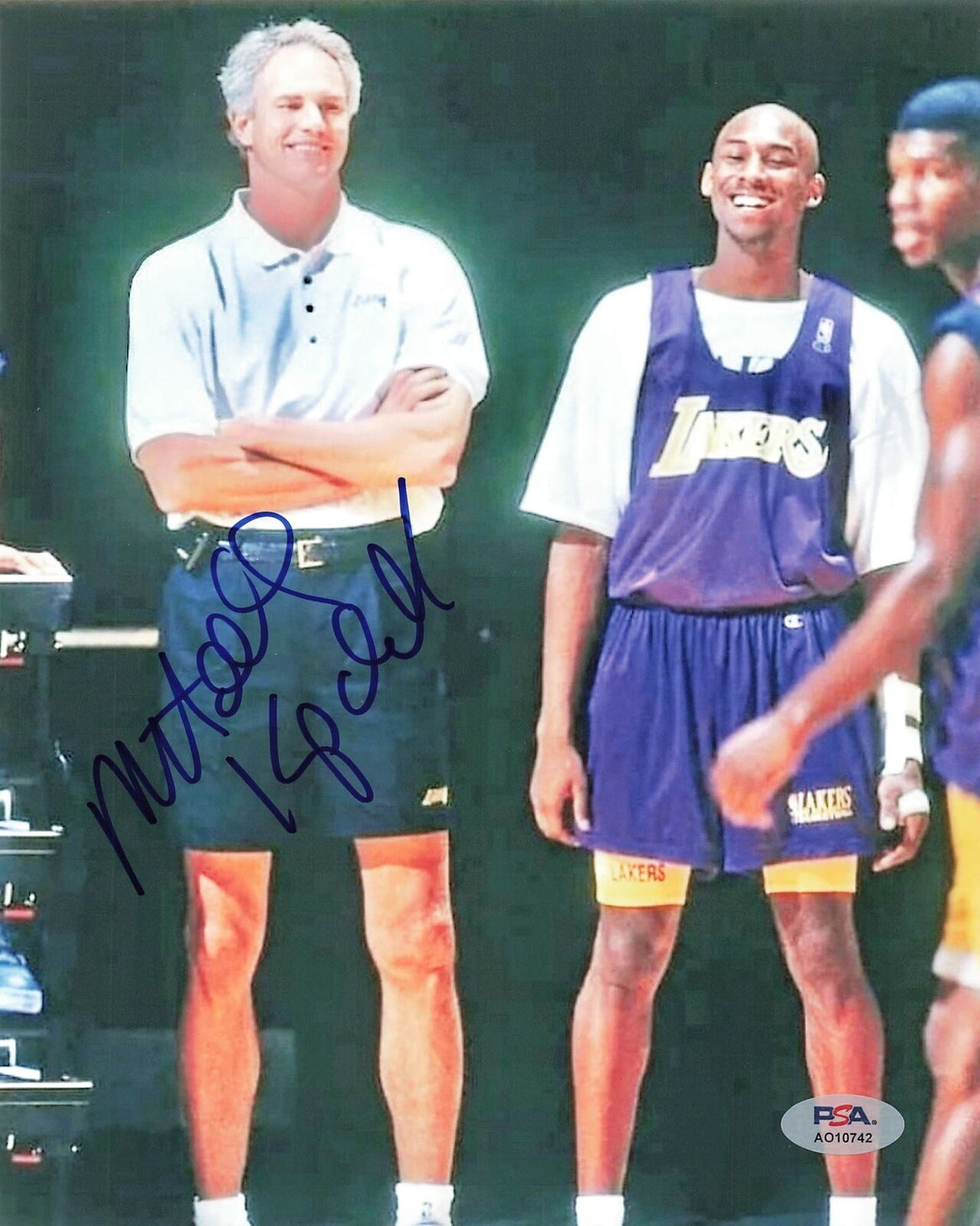 Mitch Kupchak signed 8x10 photo PSA/DNA Los Angeles Lakers Autographed