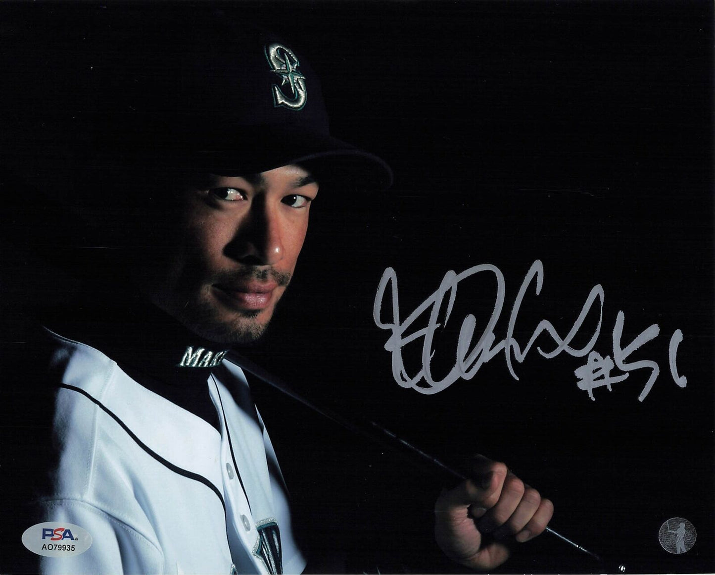 Ichiro Suzuki signed 8x10 photo PSA/DNA Seattle Mariners