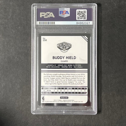 2016-17 Panini Complete #258 Buddy Hield Signed Card AUTO PSA Slabbed Pelicans R
