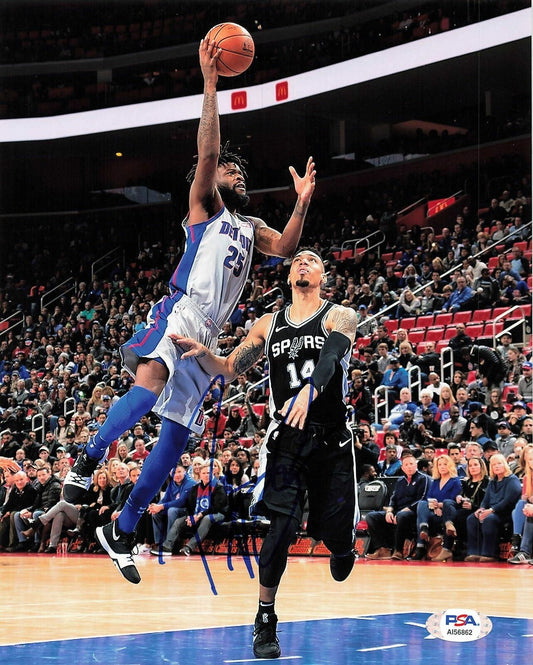 Reggie Bullock signed 8x10 photo PSA/DNA Detroit Pistons Autographed