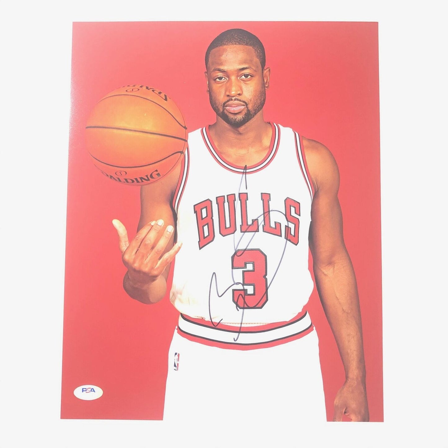 Dwyane Wade signed 11x14 photo PSA/DNA Chicago Bulls Autographed