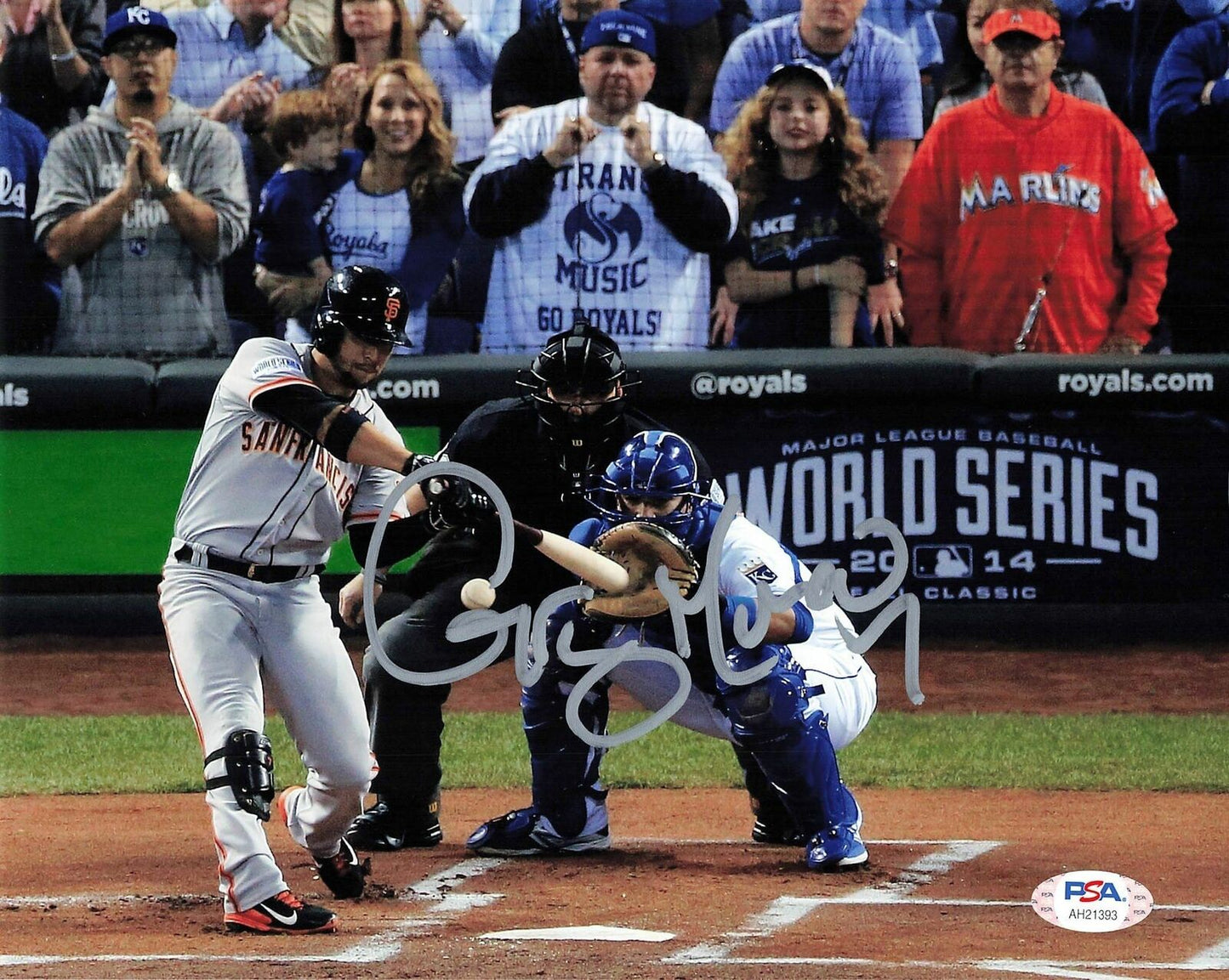 Gregor Blanco signed 8x10 photo PSA/DNA San Francisco Giants Autographed