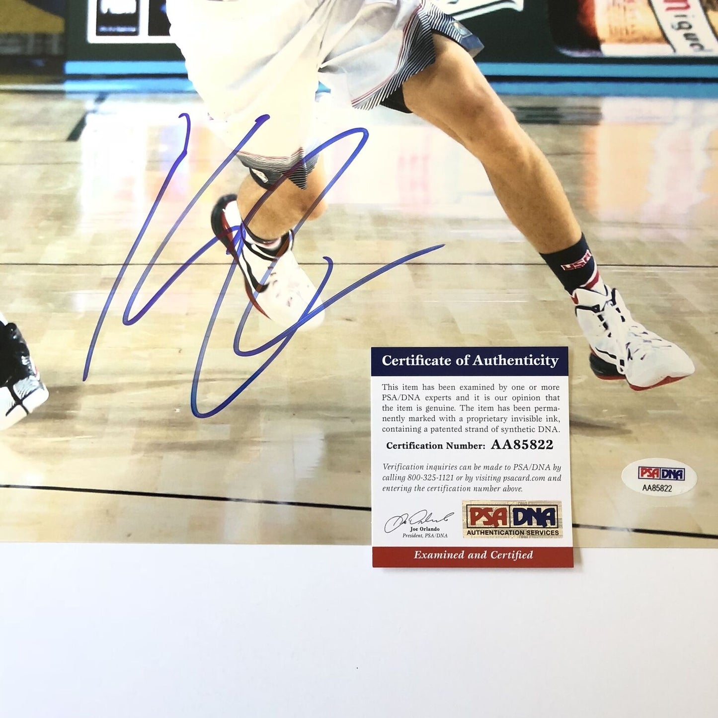 Klay Thompson signed 11x14 photo PSA/DNA Golden State Warriors Autographed