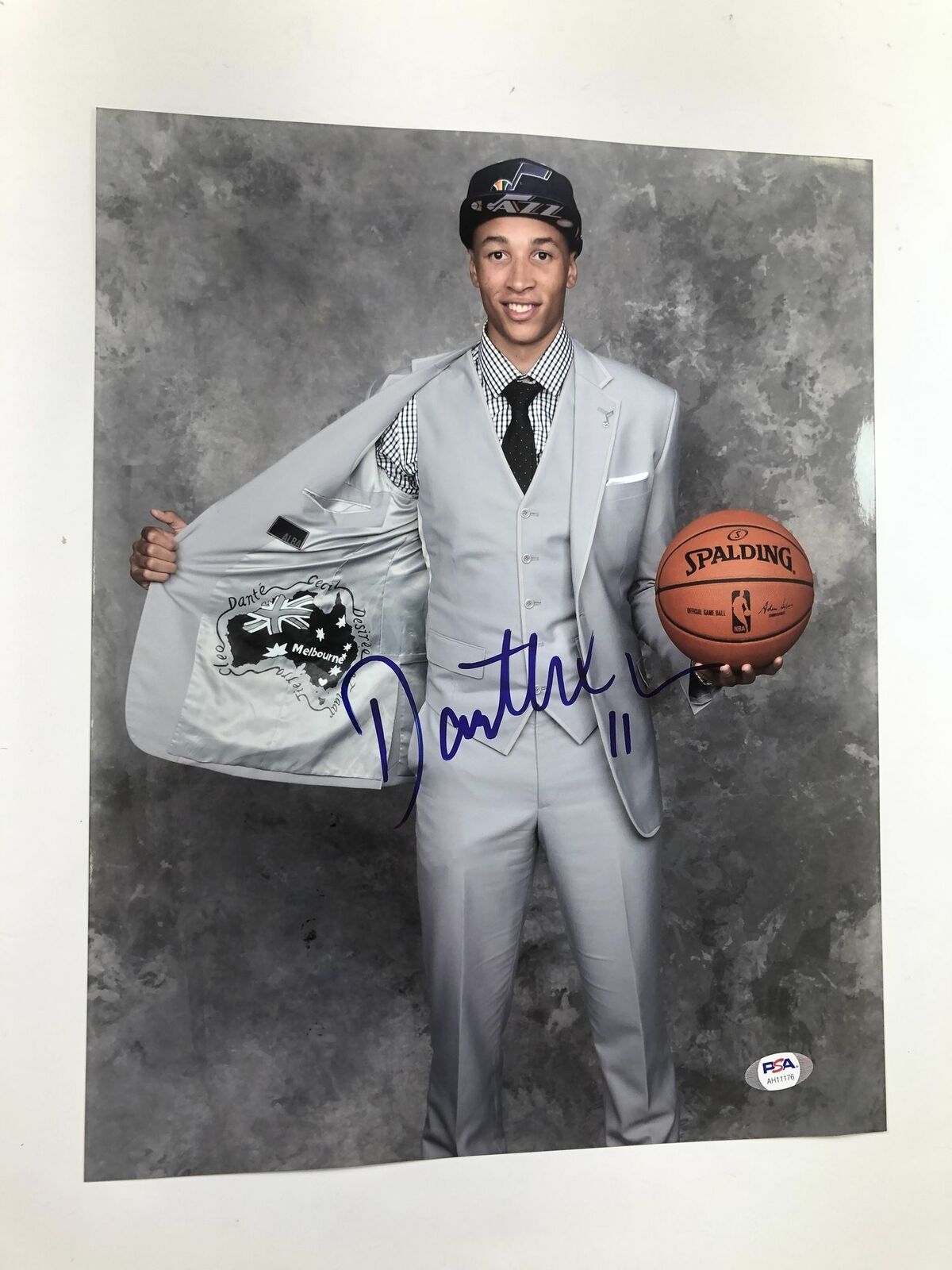 Dante Exum signed 11x14 photo PSA/DNA Utah Jazz Autographed