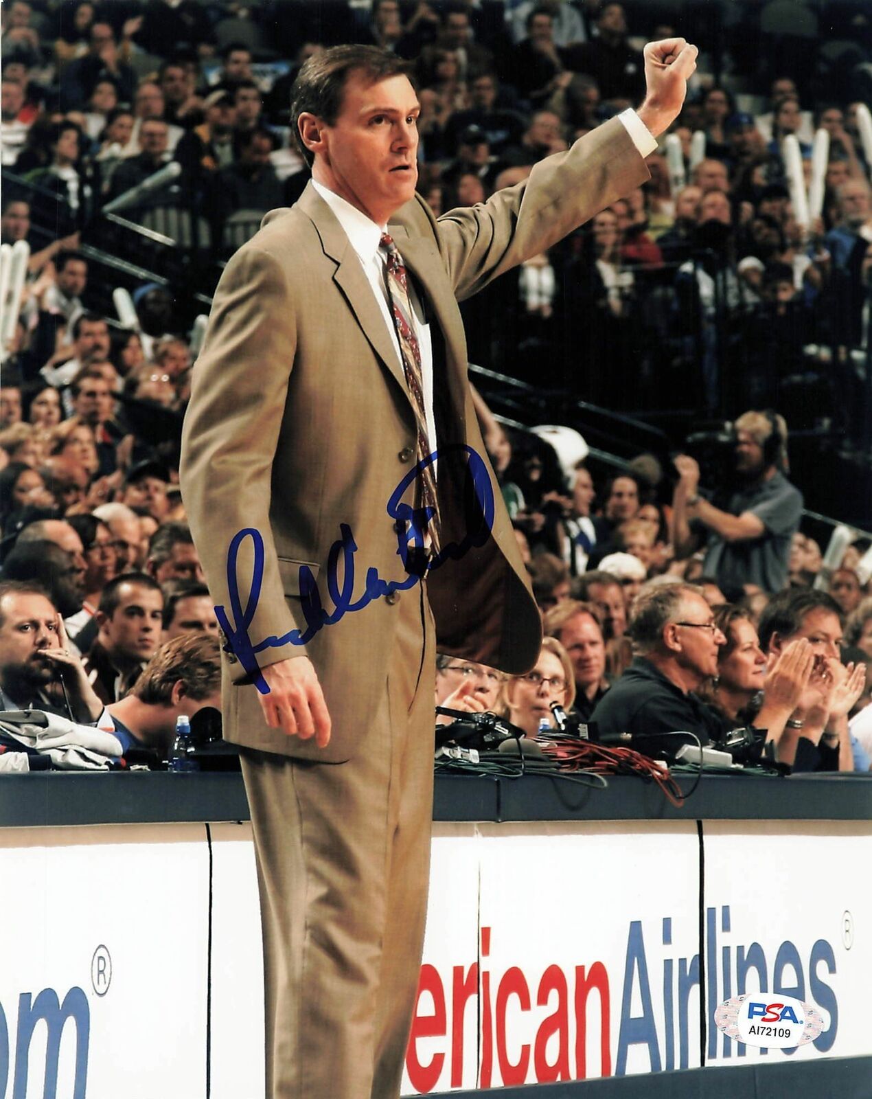 RICK CARLISLE signed 8x10 photo PSA/DNA Dallas Mavericks Autographed