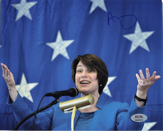 Amy Klobuchar signed 8x10 photo PSA/DNA Autographed Politician