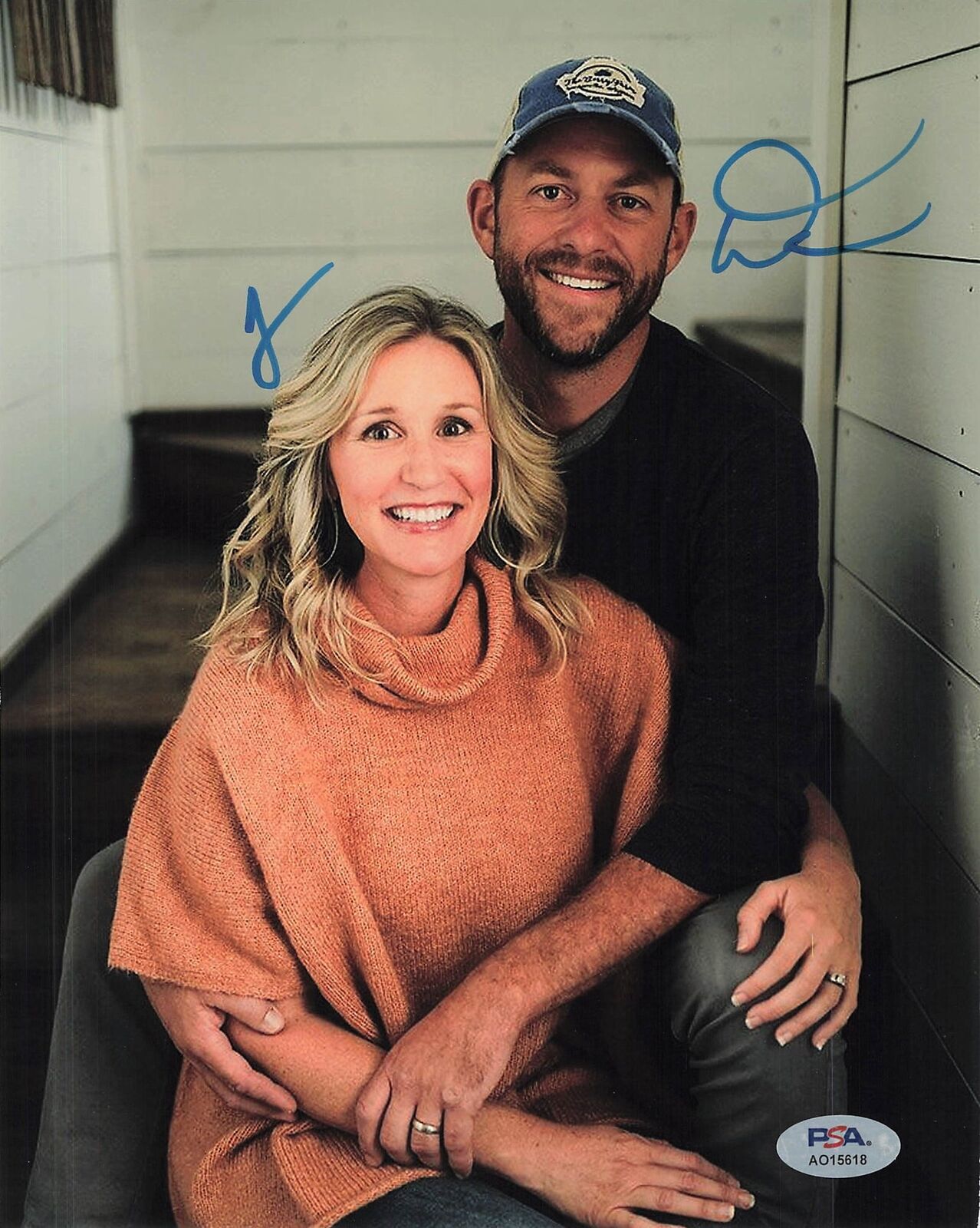 Dave and Jenny Marrs signed 8x10 photo PSA/DNA Autographed