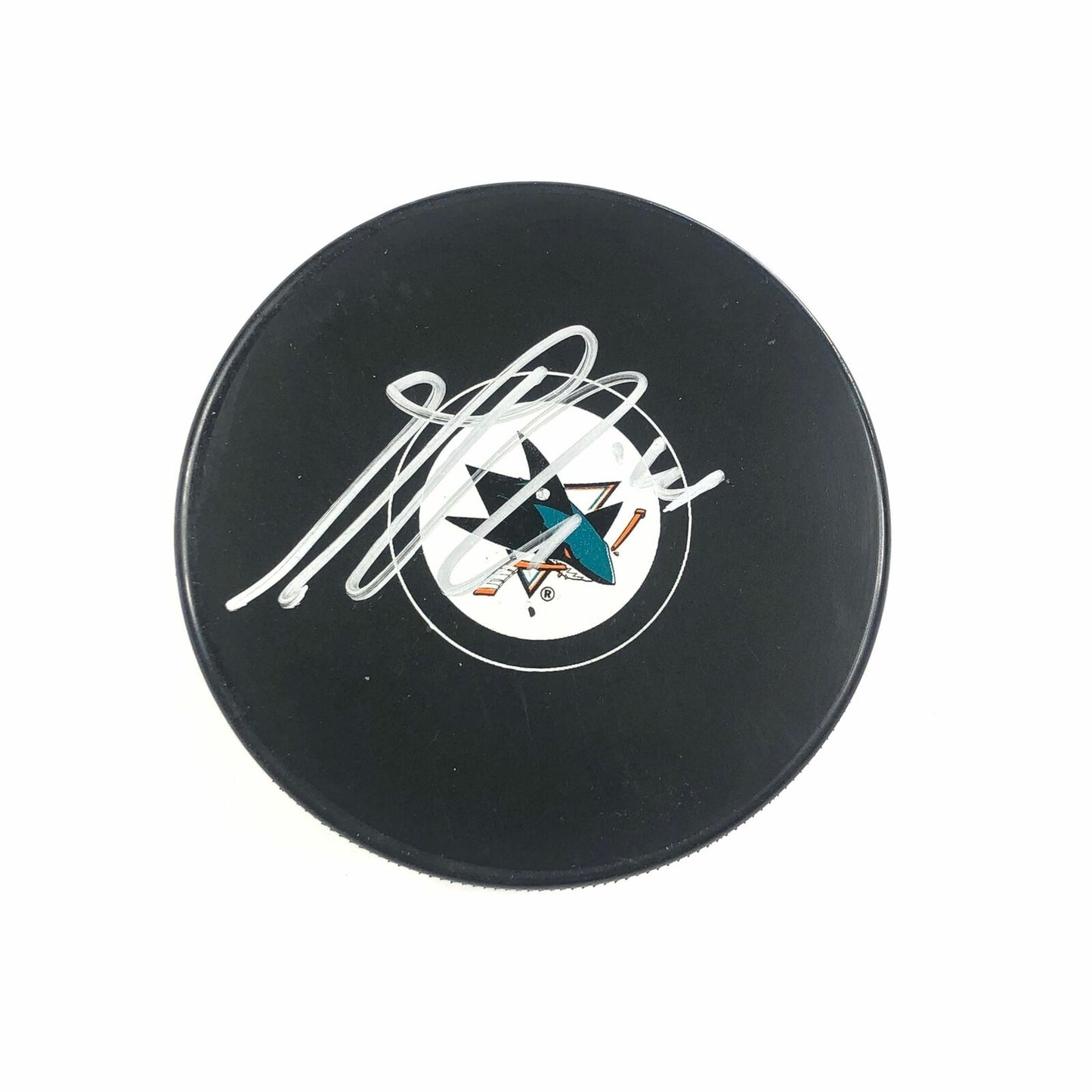 MARC EDOUARD VLASIC signed Hockey Puck PSA/DNA San Jose Sharks Autographed