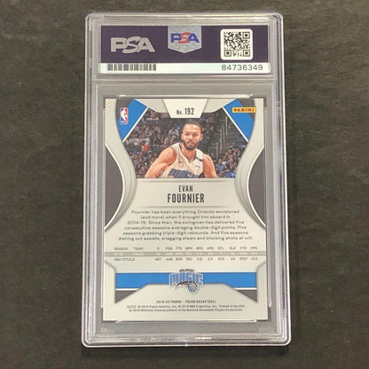 2019-20 Panini Prizm #192 EVAN FOURNIER Signed Card AUTO PSA Slabbed Magic