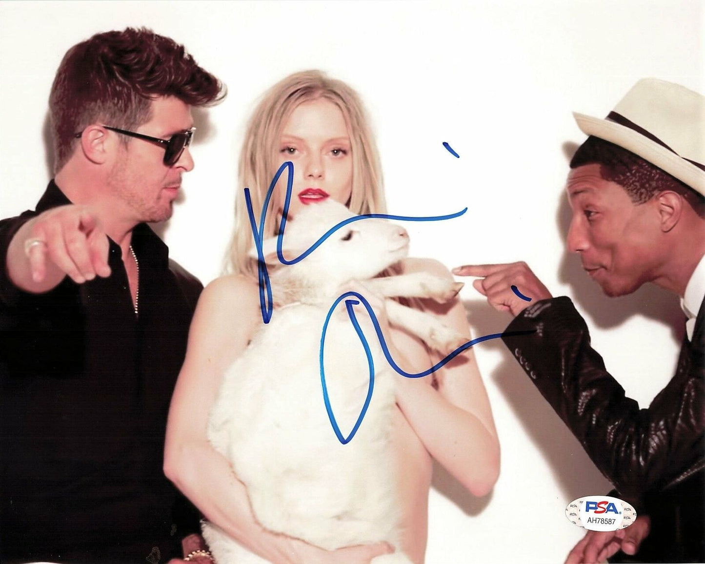 Robin Thicke signed 8x10 photo PSA/DNA Autographed