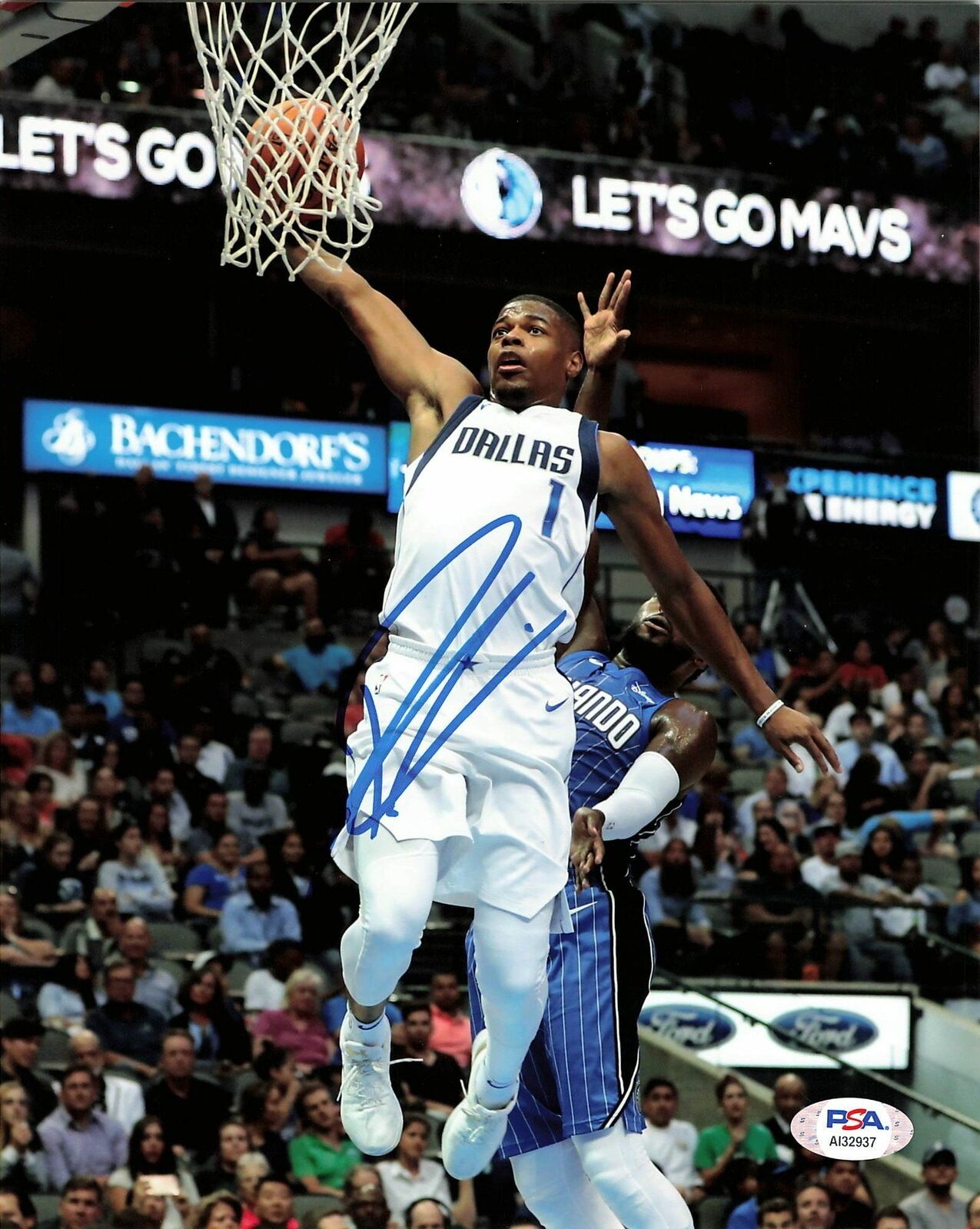 Dennis Smith Jr Signed 8x10 photo PSA/DNA Dallas Mavericks Autographed Knicks