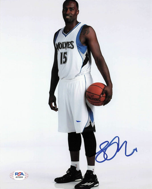 Shabazz Muhammad signed 8x10 photo PSA/DNA Minnesota Timberwolves Autographed