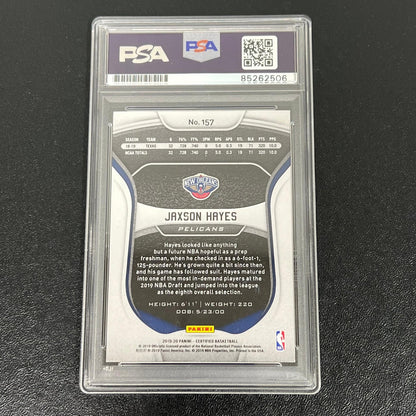 2019-20 Panini Certified #157 Jaxson Hayes Signed Card AUTO PSA Slabbed RC Pelic