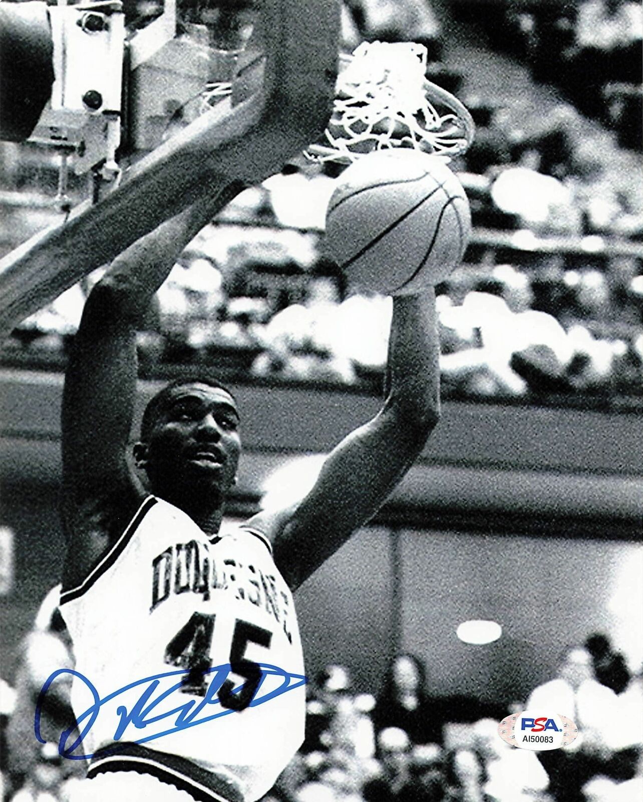 Derrick Alston signed 8x10 photo PSA/DNA Philadelphia 76ers Autographed