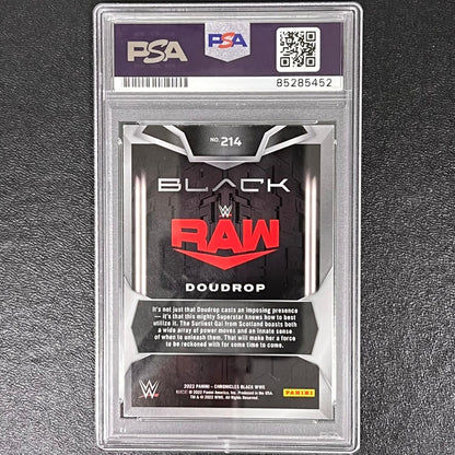 2022 Panini Chronicles Black #214 Doudrop Signed Card AUTO PSA/DNA Slabbed WWE