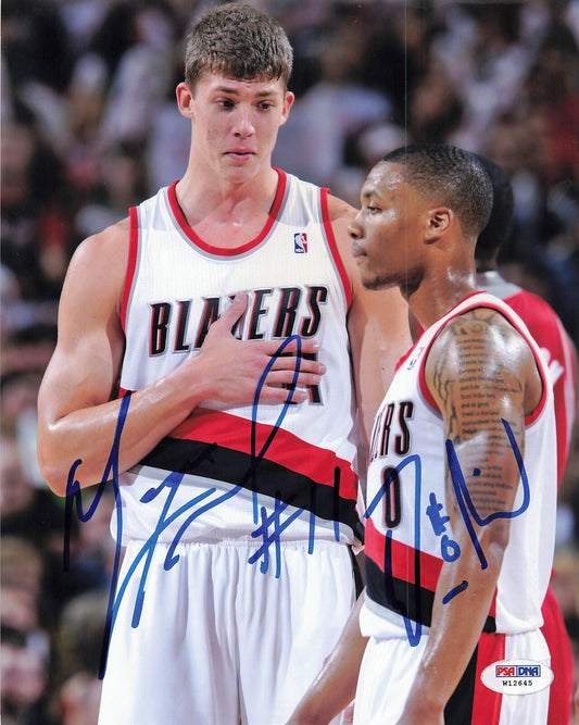 Damian Lillard signed 8x10 photo PSA/DNA Portland Trailblazers Autographed