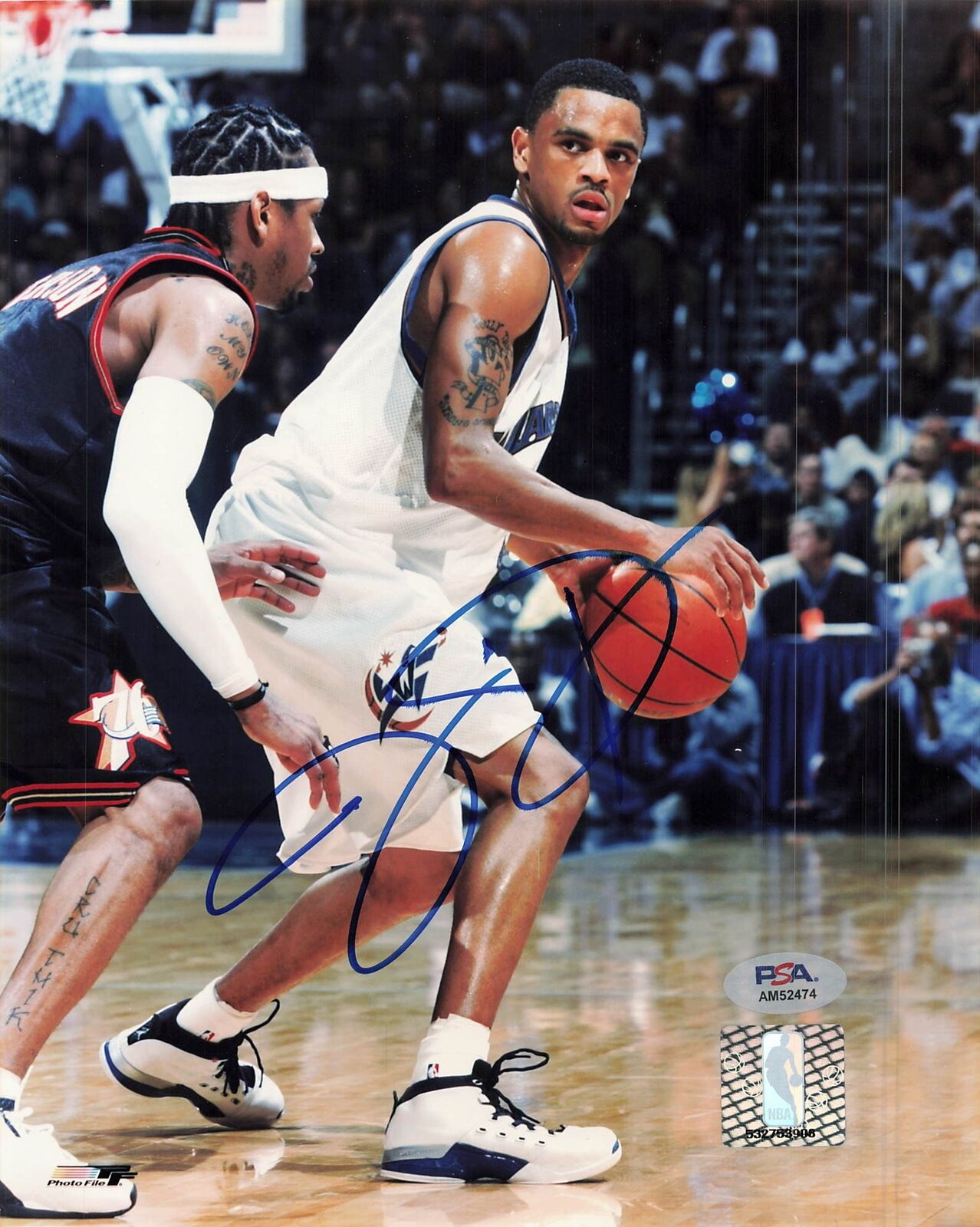 Juan Dixon signed 8x10 photo PSA/DNA Washington Wizards Autographed