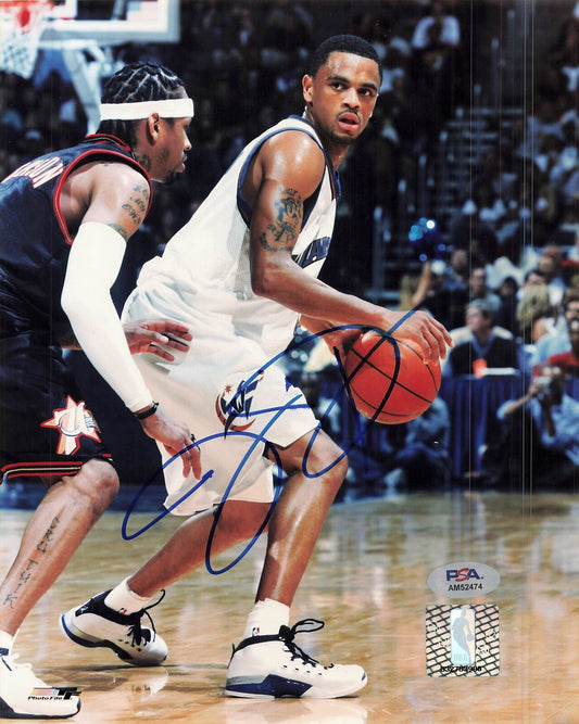 Juan Dixon signed 8x10 photo PSA/DNA Washington Wizards Autographed