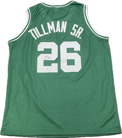 Xavier Tillman Sr. Signed Jersey PSA Boston Celtics Autographed