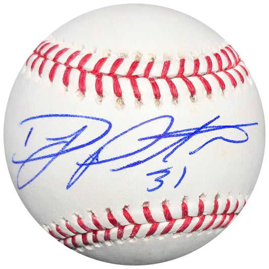 DJ Peters signed baseball PSA/DNA Los Angeles Dodgers autographed