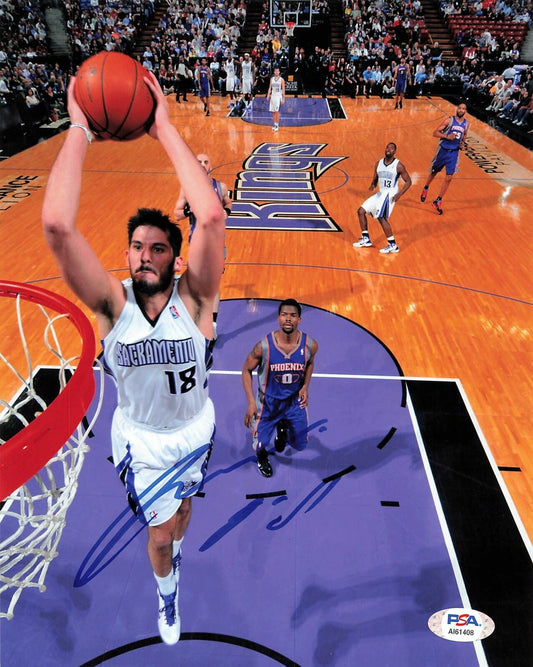 Omri Casspi signed 8x10 photo PSA/DNA Sacramento Kings Autographed